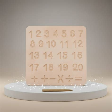 Number Tracing Board – Mamakarttoys