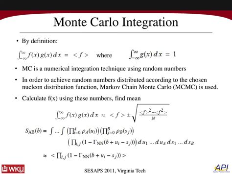 PPT - Optimization of Monte Carlo Integration PowerPoint Presentation ...