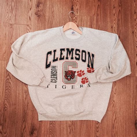 Vintage Clemson Tigers Crewneck Sweatshirt | Sweatshirts, Clemson ...