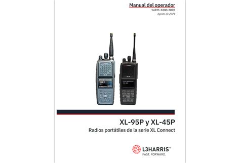 XL Connect Series Portable Radio Operator's Manual (Spanish-Español ...