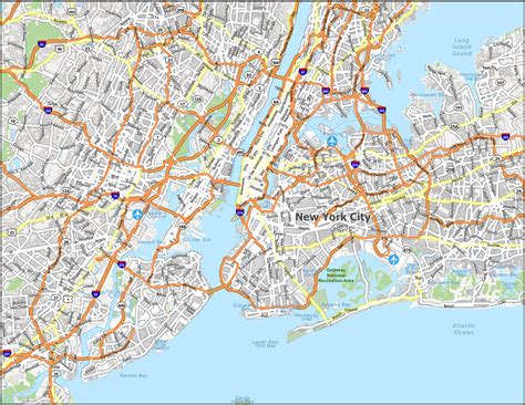 New York City Neighborhood Map - GIS Geography