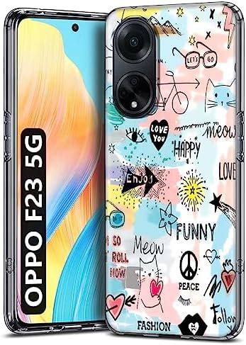 Fashionury Soft Silicon Printed Designer Mobile Back Cover for Oppo F23 ...