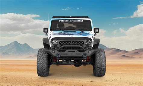 Hooke Road® Jeep Wrangler Front Bumpers | Mad Max Front Bumpers | Full Mid Width Bumpers ...