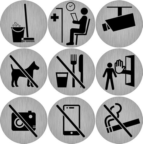 Buy immi Sticker: 9 pictograms for Companies, Set for clinics and ...