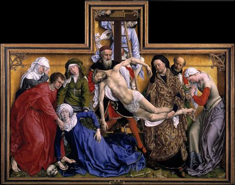 Deposition by Rogier van der Weyden, vintage art, modern poster print
