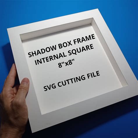 Image result for Paper Shadow Box Frame Template Free