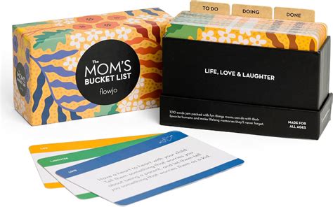 Buy Flowjo - The Mom's Bucket List Card Games: 100 Fun and Engaging ...
