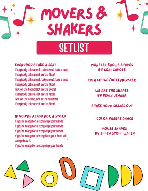 Movers & Shakers: Shapes! | Moline Public Library Kids