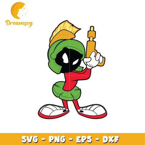 Marvin Martian SVG PNG EPS DXF Cut File - DreamSVG Store