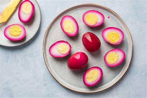 Red Pickled Eggs Recipe with Beet Juice