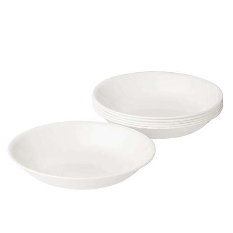 Corelle Winter Frost White 20 oz Pasta Bowl Pack of 6 : Amazon.in: Home ...