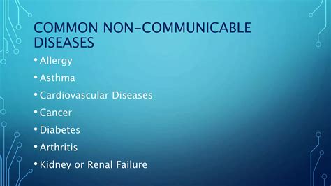 Non communicable diseases | PPTX