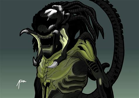 Image result for How to Draw the Predalien