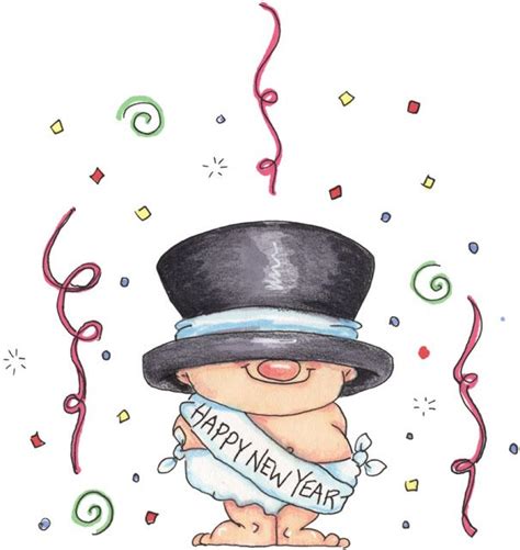 'Feliz Año Nuevo Clip Art: Celebrate the New Year with Colorful and ...