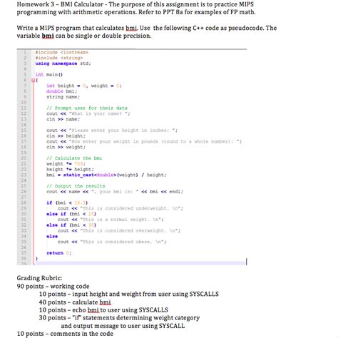 Image result for BMI Calculator Programming Project