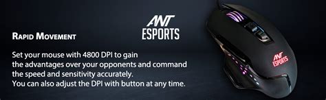 Amazon.in: Buy Ant Esports GM300 RGB Wired Gaming Mouse with Optical ...