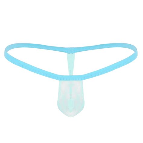 Buy Men's Low Rise Floral Lace See Through Bugle Pouch G-String ...