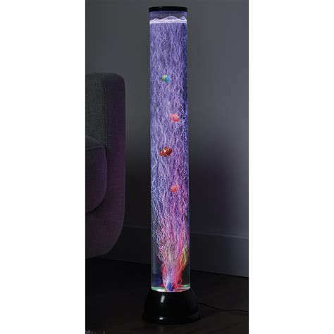 Tall Colour Changing Bubble Fish Floor Lamp
