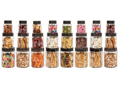 Buy CELLO Diamond Plastic Kitchen Storage Containers Set of 24 with ...