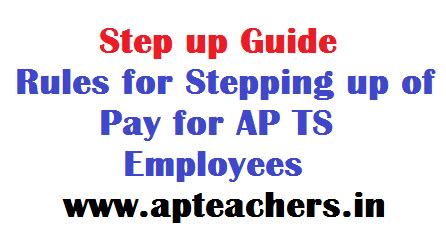 Employees STEP UP Guide for Stepping up of Pay for AP Telangana ...