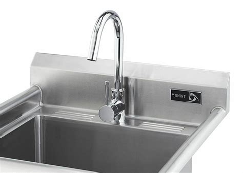 Deep Stainless Steel Utility Sink | The Tube