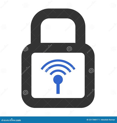 Wifi锁图标设计 向量例证. 插画 包括有 衣物柜, 图标, 概念, 开放, 商业, 例证, 挂锁, 数字式 - 231708017
