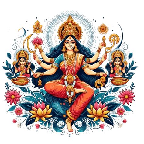 3d Goddess Durga Jai Mata Di On Happy Navratri Day, 3d Goddess Durga ...