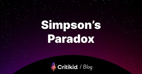 Image result for Simpsons Paradox Example