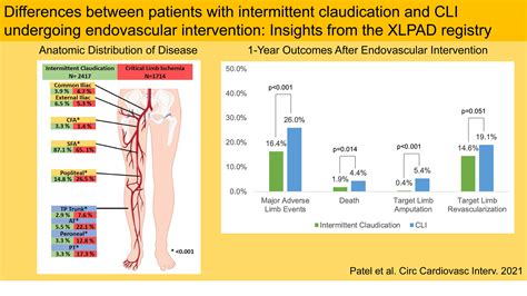 Differences Between Patients With Intermittent Claudication and Critical Limb Ischemia ...