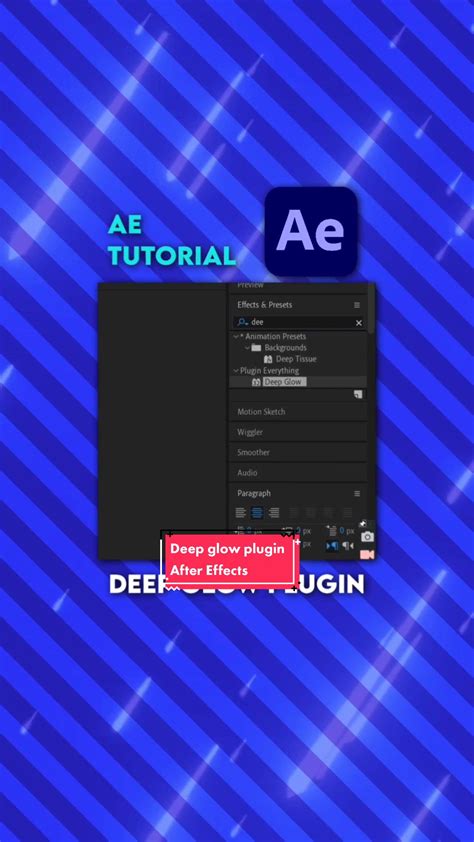 How to Download and Install Deep Glow Plugin for After Effects | TikTok
