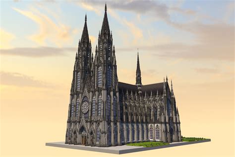Image result for Minecraft Colgone Cathedral Tutorial