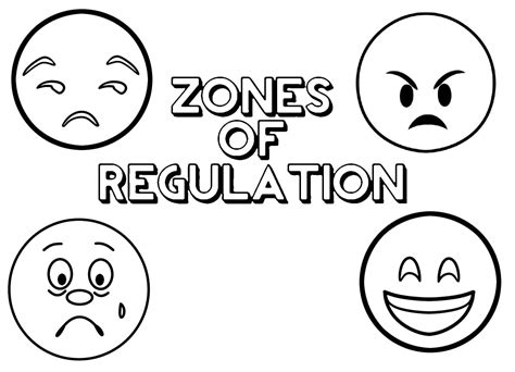 Zones Of Regulation Coloring Pages [2025]