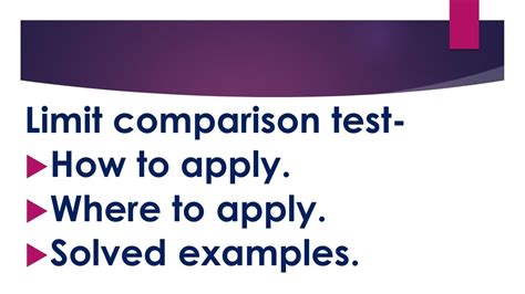 Limit Comparison Test Examples 的图像结果