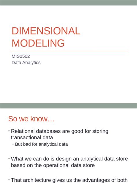 Image result for Dimensional Modeling PDF