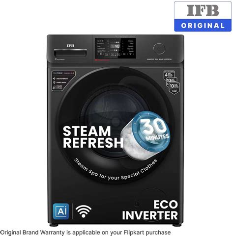 IFB 8 kg 5 Star with Steam Refresh program, 9 Swirl Wash, Eco Inverter ...