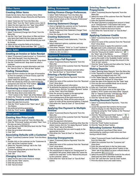 Image result for QuickBooks Quick Reference Guide