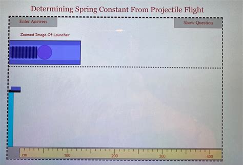 Image result for How to Find the Spring Constant Projectile