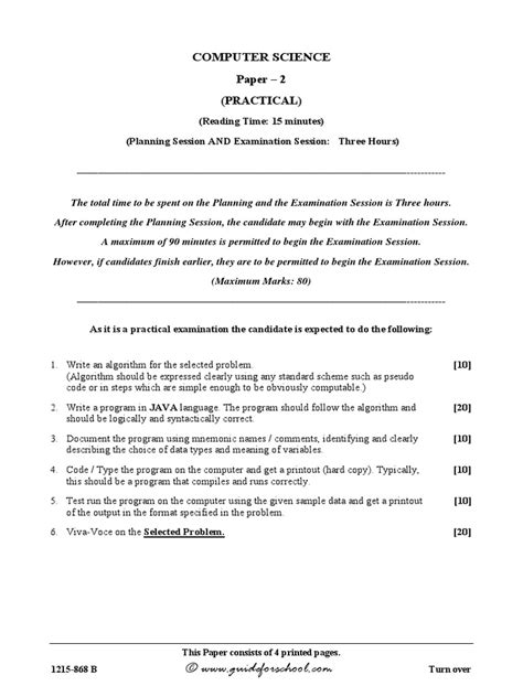 Computer Science Paper 2 的图像结果