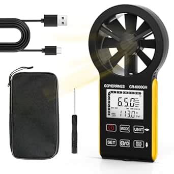 GOYERRNES GR-US-6000GH Wind Speed Gauges : Amazon.in: Industrial ...