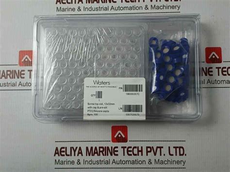 Waters 186000307C Clear Glass Screw Neck Vial With Cap (1 Box = 100Pcs ...