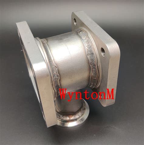 T4 to T4 Flange Adapter w/44mm MVR Wastegate Flange Vert | eBay