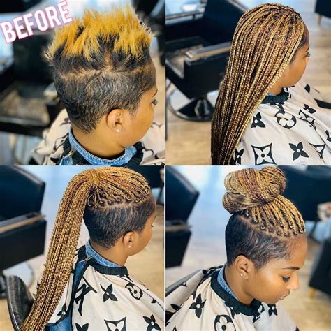 Braids Hairstyles With Shaved Sides at Cindy Ehrhardt blog