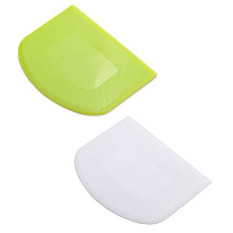 Buy lasenersm Dough Scraper Bowl Scraper Food-Safe Plastic Dough Cutter ...