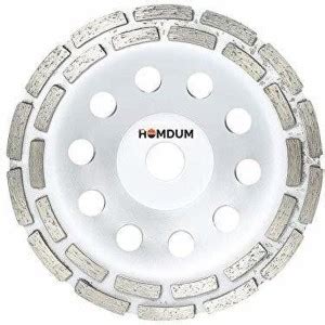 Homdum 7 Inch 180mm Double Row Segmented Rim Diamond Cup Angle Grinder ...