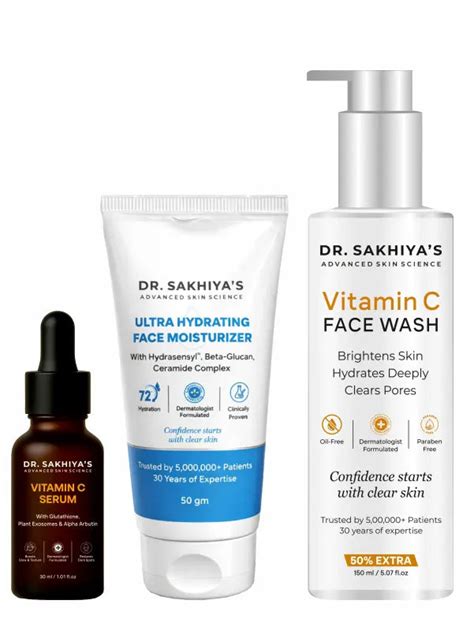 Vitamin C Skin Brightening Combo – Dr. Sakhiya's – Advanced Skin Science