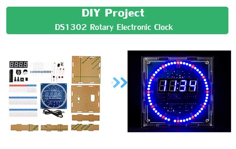 Image result for Rotating LED Clock Kit Instructions