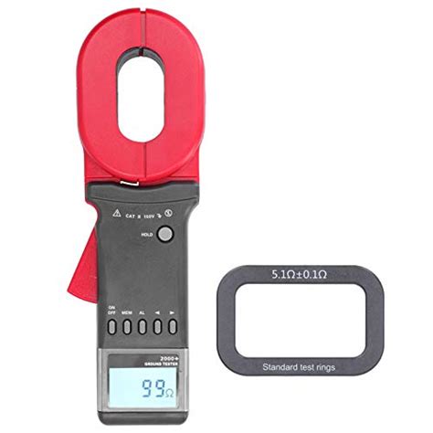 Kufoo ETCR2000 0.01?1200Ω Clamp Ground Earth Resistance Tester Meter ...