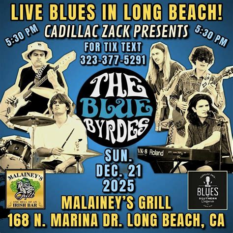 THE BLUE BYRDES - Blues & Southern Rock Super Group - in Long Beach ...