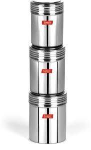 Sumeet Steel Utility Container - 650 ml, 500 ml, 420 ml Price in India ...