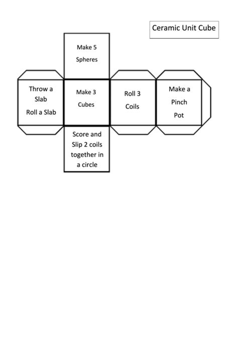 Ceramic Unit Cube printable pdf download